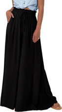Women Casual High Waist Wide Leg Pants 2026 Spring Summer Long Palazzo Pants Poc