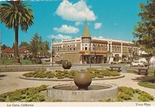 60s View of Town Plaza-LOS GATOS, California