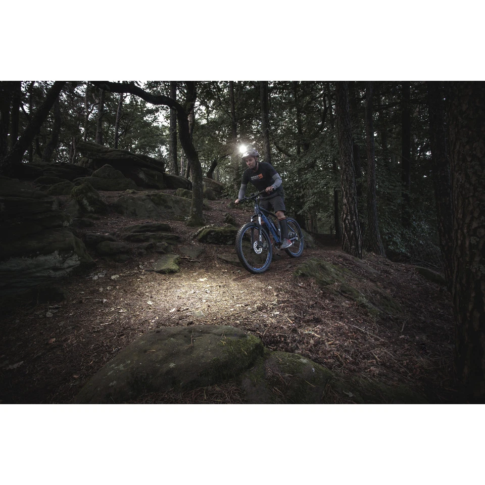 Helmleuchte FISCHER LED Fahrrad Helmlampe Akku Kopfleuchte1600 Lumen - Bild 3 von 4