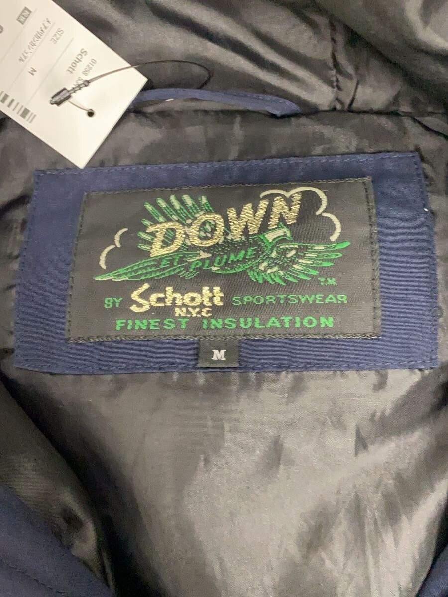 Schott Down Jacket, Medium, Polyester, Black, Sol… - image 3
