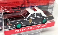 Greenlight 1/64 Dodge Diplomat 1984 Police Thelma & Louise CHASE Model Car