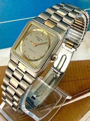 Vintage Certina DS Titanium Ladies Watch 1980s