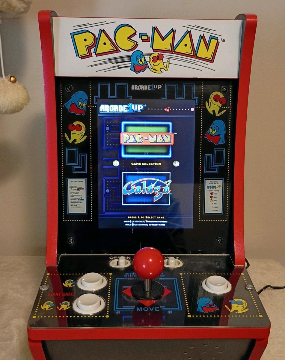 ARCADE 1UP Pac-Man/Galaga Countercade Arcade Tabletop - Model 8295 
