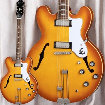 Epiphone Riviera Royal Tan Semi Hollow Body Guitar Electric Guitar With Soft