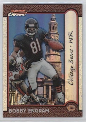 1999 Bowman Chrome Interstate Refractor 32/100 Bobby Engram #8 0o48