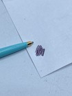 Tiffany & Co. Tiffany Blue Enamel and Gold Tone Ballpoint Pen Germany 4.5" — photo 10