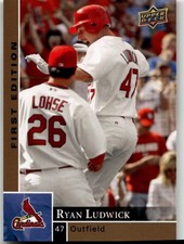 Ryan Ludwick 2009 Upper Deck First Edition Baseball St. Louis Cardinals