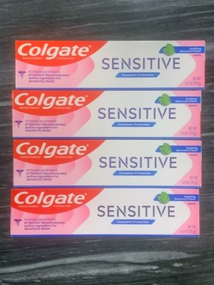Colgate Sensitive Complete Protection Toothpaste 6oz Spearmint Lot of 4 New
