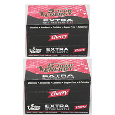 5 Hour Energy Extra Strength Cherry Ltd Ed 12 Ct Box 1.93 oz Five PACK OF 2