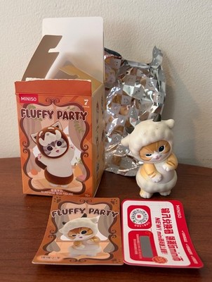 MINISO Mofusand Fluffy Party Series Cat Open Blind Box Figure Art Toy 4/15% off
