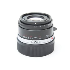 Voigtlander COLOR-SKOPAR 50mm F/2.2 VM Black for Leica M  356 -Near Mint-