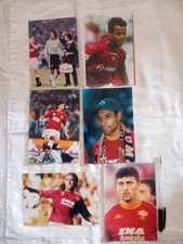 ROMA 6 FOTOGRAFIE FOTO VECCHIE BATISTUTA TOTTI NO  MAGLIA STADIO CURVA SUD