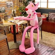 Pink Panther Plush Stuffed Soft Toy Animal 23" Doll Toy Baby Kids Height 60cm