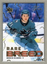 2025-26 Upper Deck Flair Macklin Celebrini Rare Breed #7 Of 8 San Jose Sharks