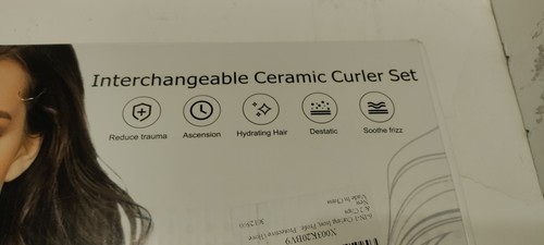 Interchangeable Ceramic Curler Set 6 IN 1 Adjustable Heat Settings Electric - Picture 14 of 17