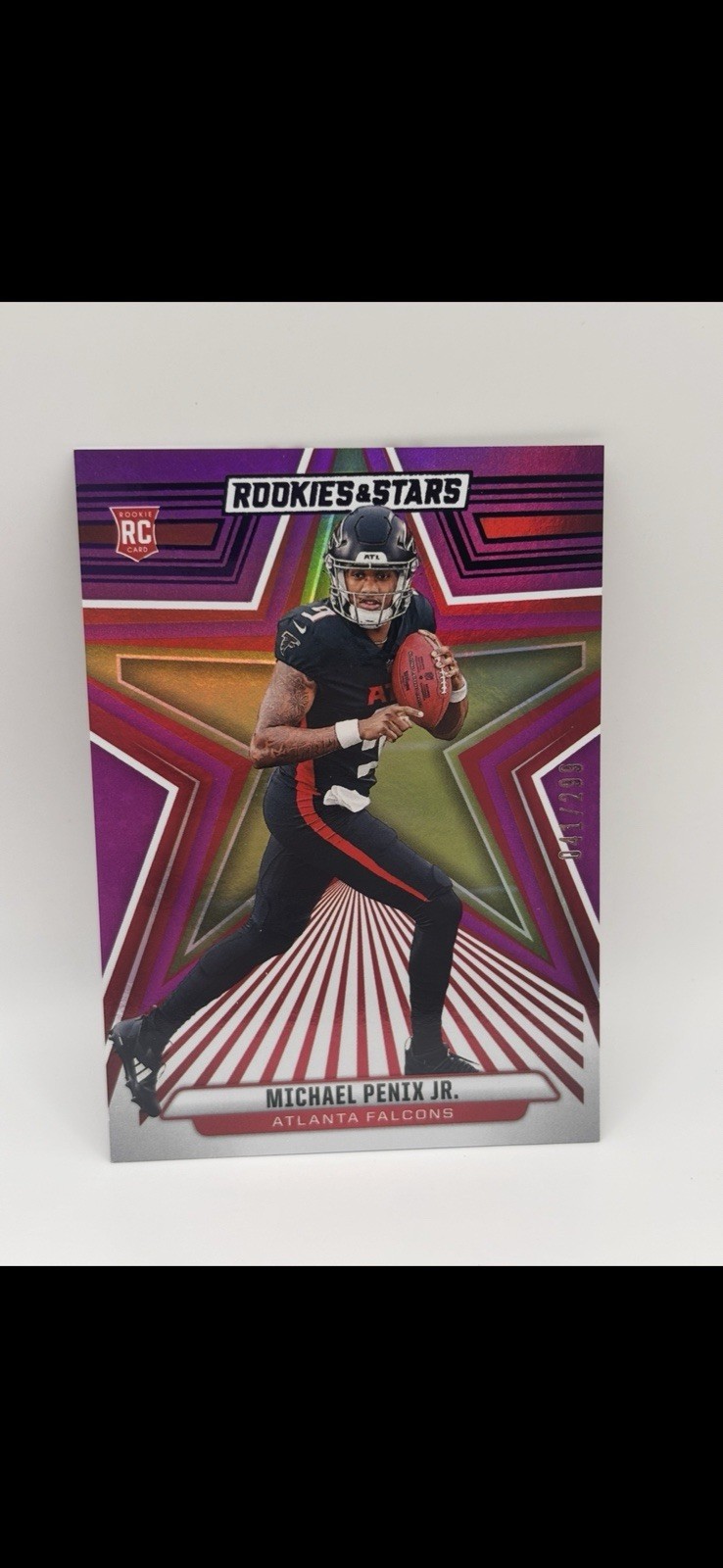 2024 Panini Rookies & Stars - Rookies Michael Penix Jr. #179 Purple /299 (RC)