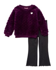 Juicy Couture 2Pc Pullover Legging Set Pink 12M