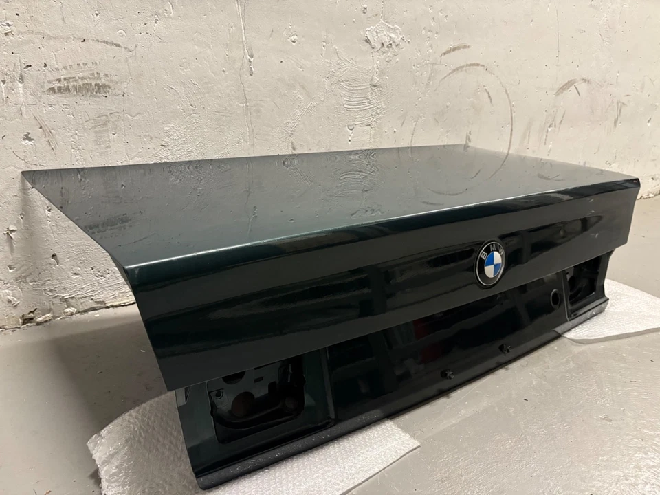 BMW E34 5-Series Trunk Lid Boot Lid OEM Dark Green 1989–1995 525i 530i 535i M5 - Image 2 of 4