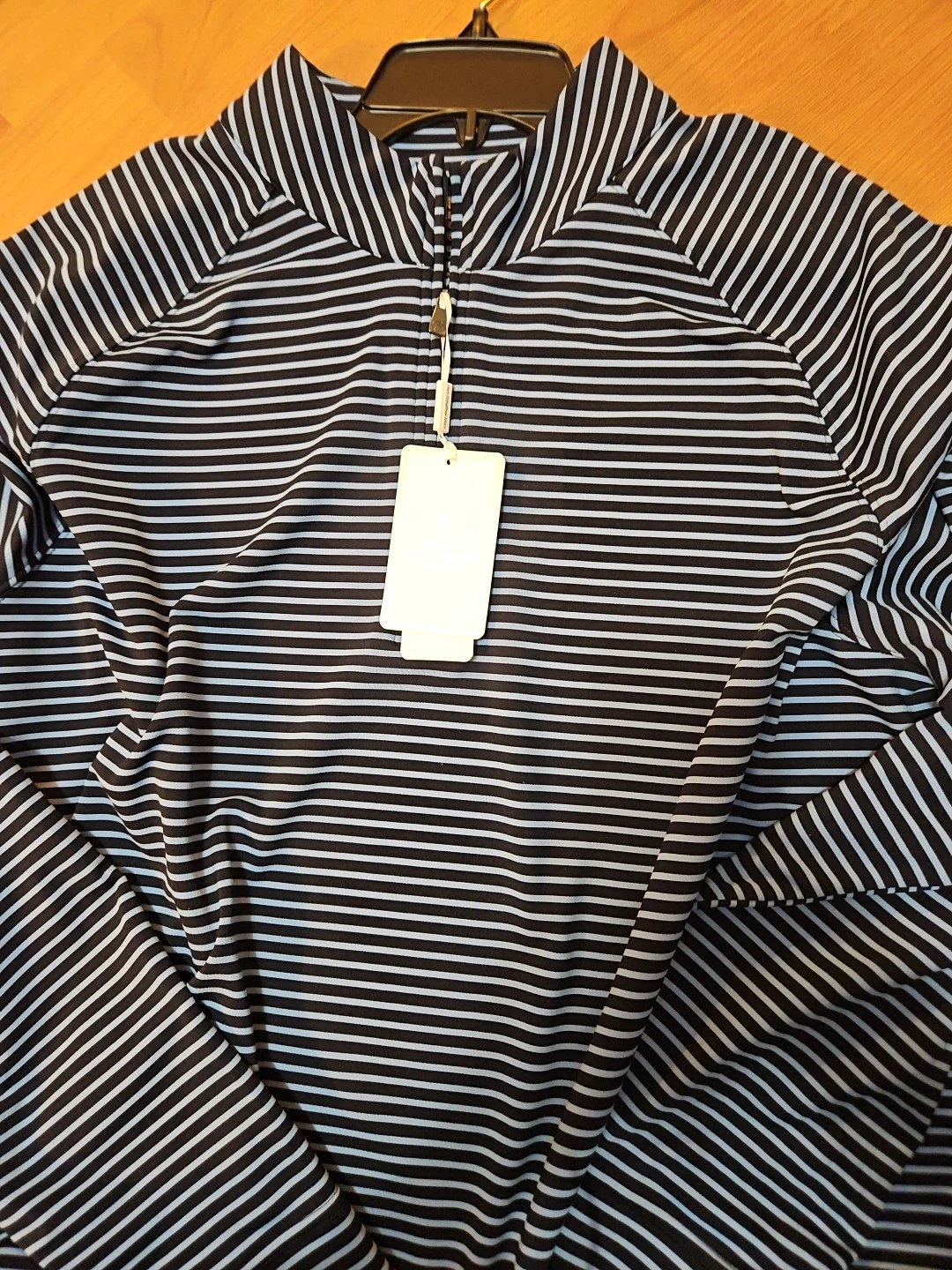 HART SCHAFFNER MARX LONG SLEEVE LUXURY PERFORMANCE 1/4 ZIP SHIRT SZ XXL NWT