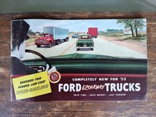1953 Ford Pickuptrucks Economy Sales Brochure Booklet Catalog Original 52 Pg 1953 Ford Pickuptrucks Economy Sales Brochure Booklet Catalog Original 52 Pg