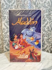 Disney Aladdin Classic VHS Boxed Silk Throw 50  X 70  SEE DESCRIPTION