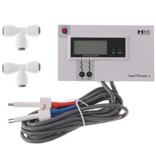 HM Digital Commerical In-Line Dual TDS Monitor Auto-off 0-9990 ppm Digital calib