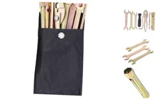 7Pcs Motorcycle Repair Tool Kit Wrench Spark Plug Socket Spanner Screwdriver