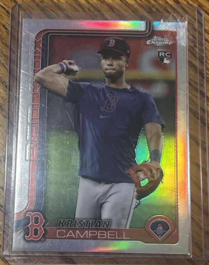 2025 Topps Chrome Update Image Variation #USC189 Kristian Campbell RC SSP