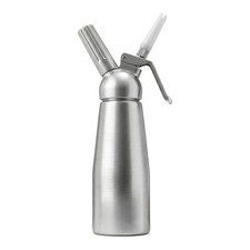 Whipped Cream Dispenser,1-Pint Professional Brushed Aluminum Cream Whipper