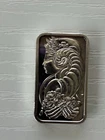 Vintage PAMP SUISSE LADY FORTUNA - .999 Fine Silver - 1/2 Oz. - Art Bar