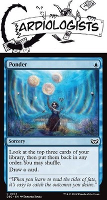 Ponder | Magic the Gathering MTG | Duskmourn Commander DSC | NM