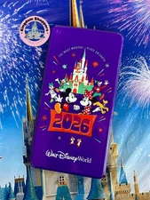 2026 Walt Disney World Mickey Minnie Goofy Donald Pluto Pressed Coin Penny Book