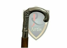 Collectible Solid Brass Eva Adam Head Wooden personal Wooden Walking Canes Style
