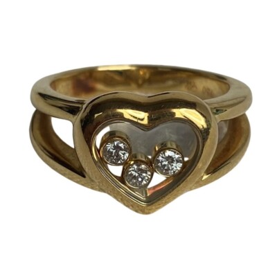 Chopard Happy Diamonds Heart Ring in 18k size 4.5