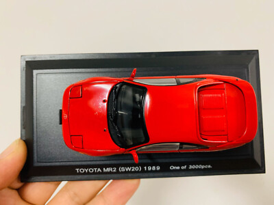EBBRO トヨタ　MR2 赤　模型　【おそらく絶版】 Ebbro 1:43 MR2 1989 Simulation Alloy Car Model Souvenir