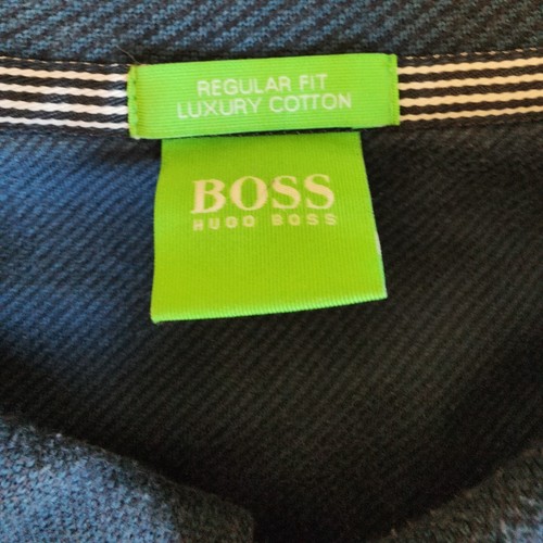 Hugo Boss Regular Fit Polo Shirt - Navy - Luxury Cotton - Size L - Picture 4 of 5
