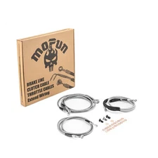 MOFUN 12"-14" Handlebar Brake Clutch Cable For Harley Road Glide ABS 2015-2016