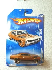 Rare Snowflake Card 2009 Hot Wheels CHEVY NOVA #136 FTE Faster Than Ever
