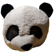 Dan Dee Greeter Head Panda Mascot Costume Head Big Plush Adult Teen Halloween 