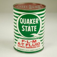 Quaker State Getriebe &Ouml;l Dose Blech Petromobilia Tankstelle 70er voll Motor Oil