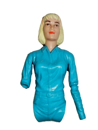 Marx JANE WEST COWBOY  FIGURE JOHNNY WEST FOR PARTS 1960'S (2) parts