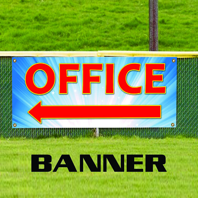 Office Left Arrow Vinyl Banner Business Advertising Display Commercial Banner
