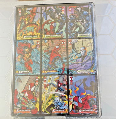 Vintage signierte Mark Bagley Marvel Karten Spider-Man Legends Lore Set 201/1000 Echtheitszertifikat