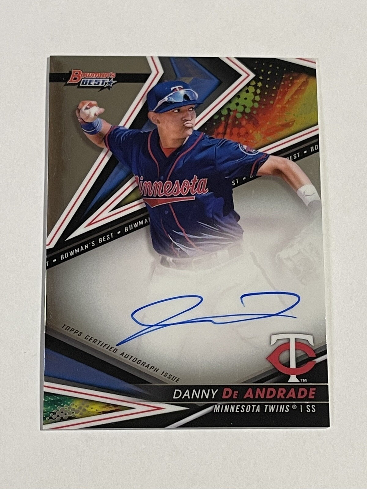 2022 Bowman's Best Danny De Andrade Best of 2022 Prospect Auto #B22-DD