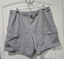 Magellan Outdoors Men's Gray Cargo Shorts Fishing Pants 6 Pockets Size XL 36