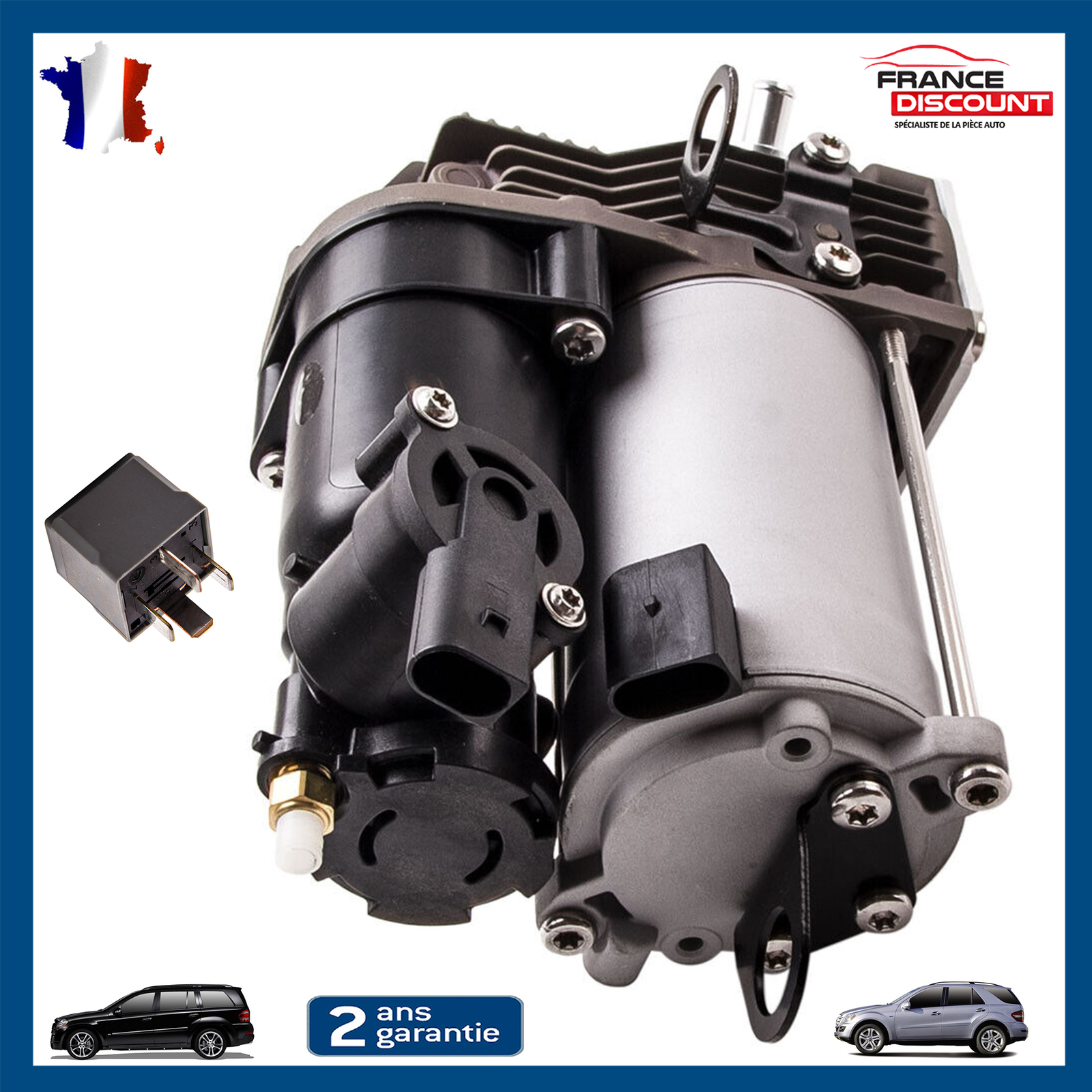 Compresseur de suspension pneumatique A164320090405 pour Mercedes X164 W164