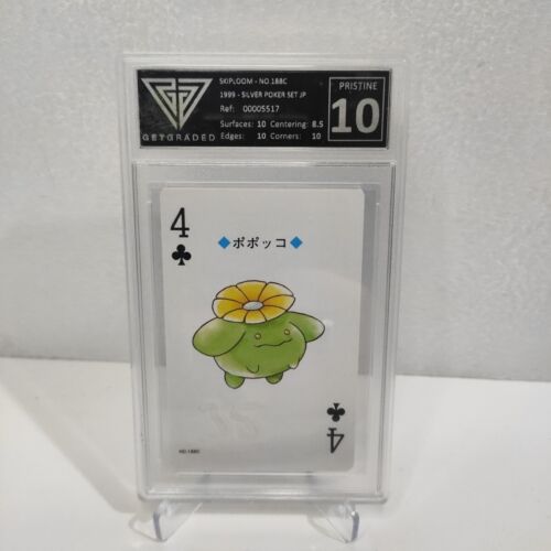 Pokémon Skiploom 1999 Silver Poker Set Card - Get Graded 10 Japanese No 118C - Picture 1 of 4