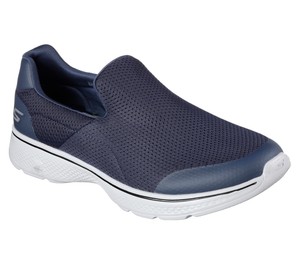 SCARPE SKECHERS GO WALK 4- INCREDIBLE uomo mocassino slip on blu 54152 NVGY | eBay