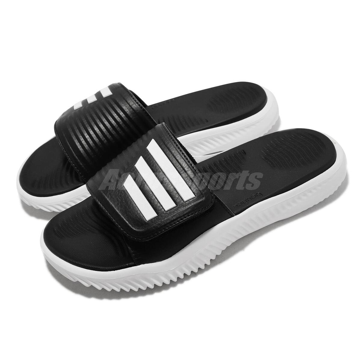 【ADIDAS】男女 GY9415 ALPHABOUNCE SLIDE 2 adidas Alphabounce Slide 2.0 Black White Men Slip On Sandals