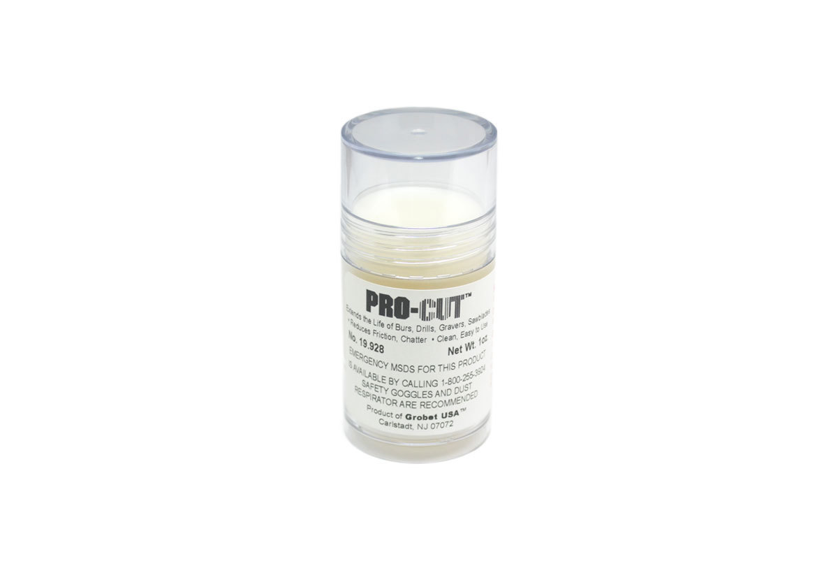Grobet PRO-CUT™ Lubricant Wax For Saw Blades, Drills & Engravers - 1 Oz Stick